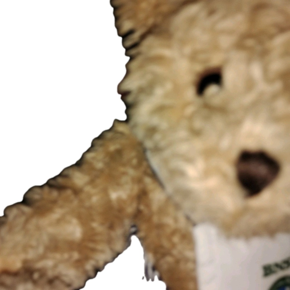 CLIFF BNSF Train Bear Conductor Overalls Stuffed Animal Plush Plushie Tan - Picture 2 of 10
